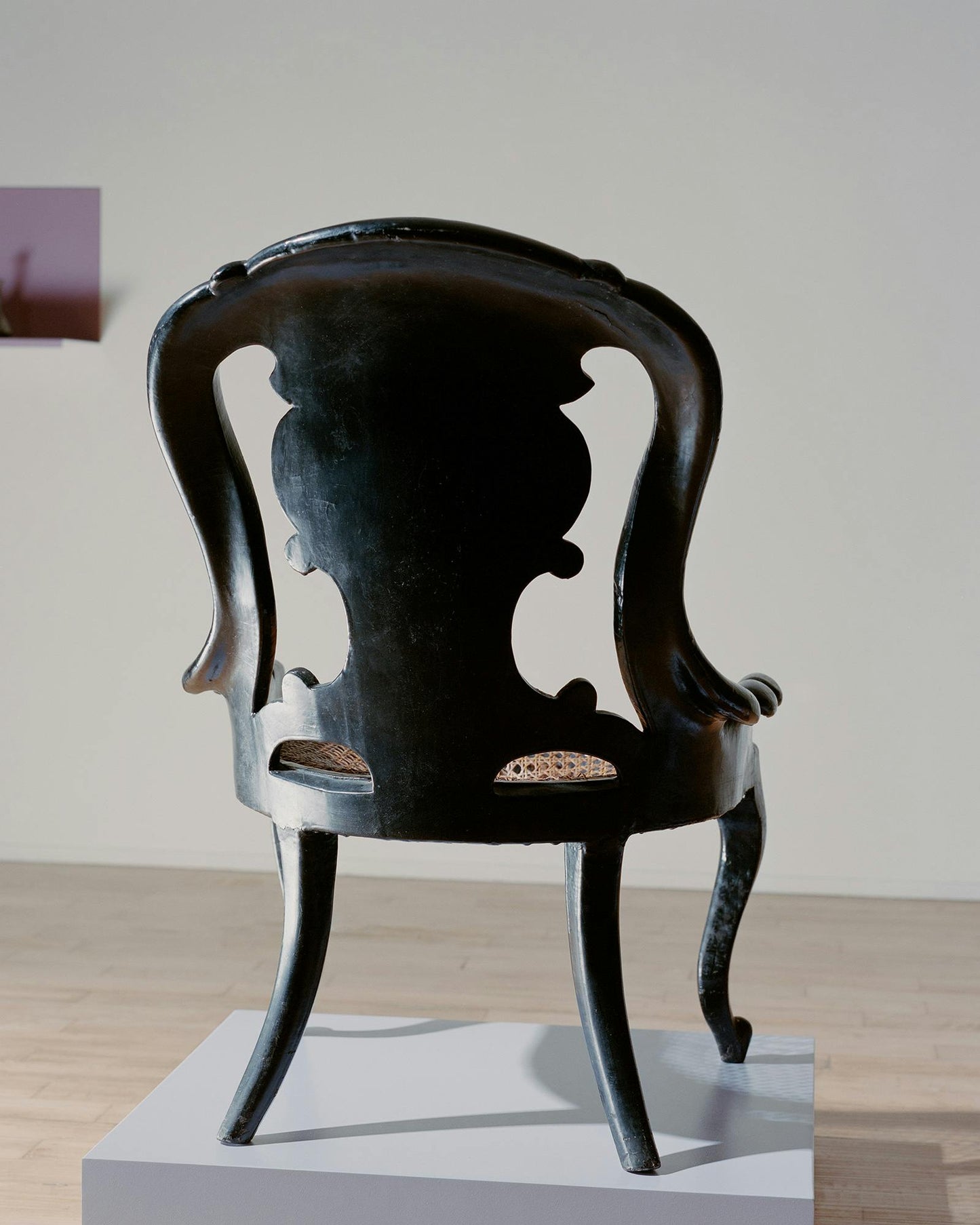 Papier-Mâché Mother of Pearl and Gold Lacquered Side Chair