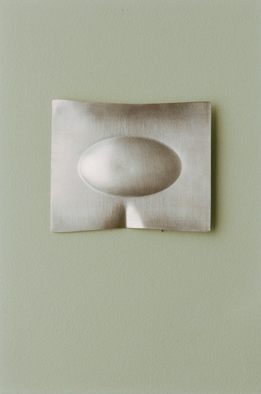 Sterling Silver & Steel Brooch