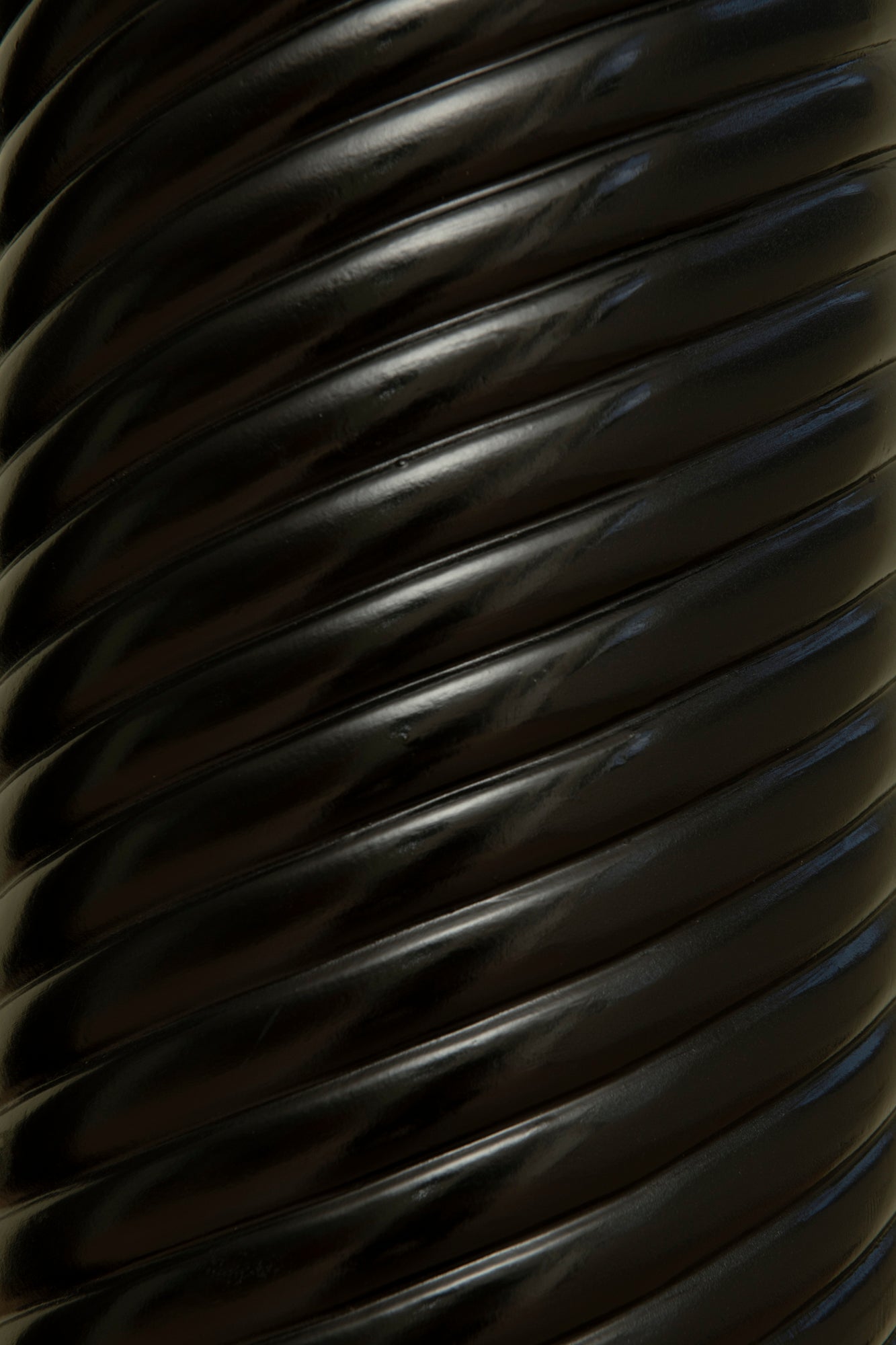 Pair of Black Painted Pedestals