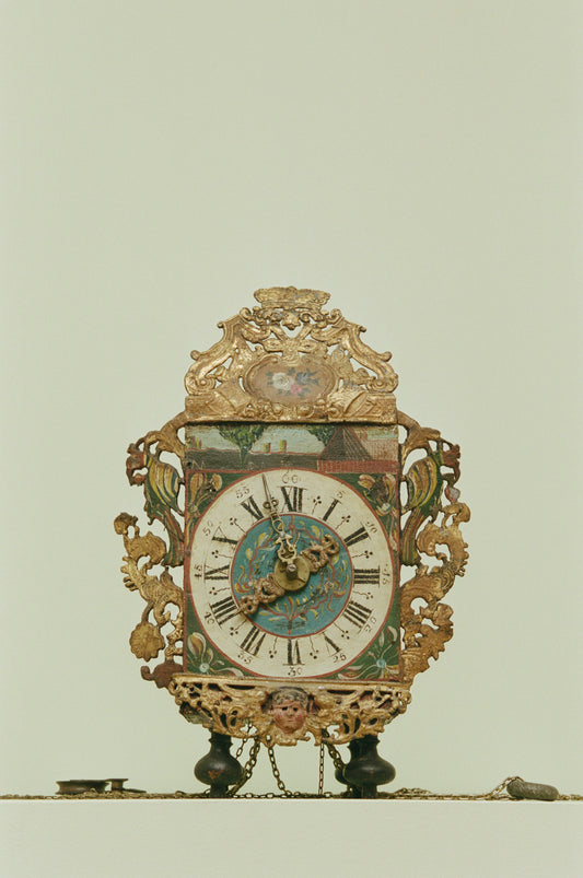 Dutch Frisian Stoel Clock