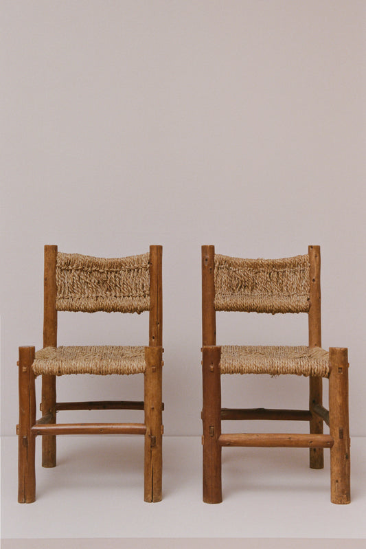 Pair of Chairs from St. Paul’s Catholic Church in Karuizawa, Japan
