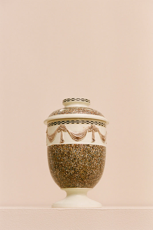 Agateware Potpourri Vessel