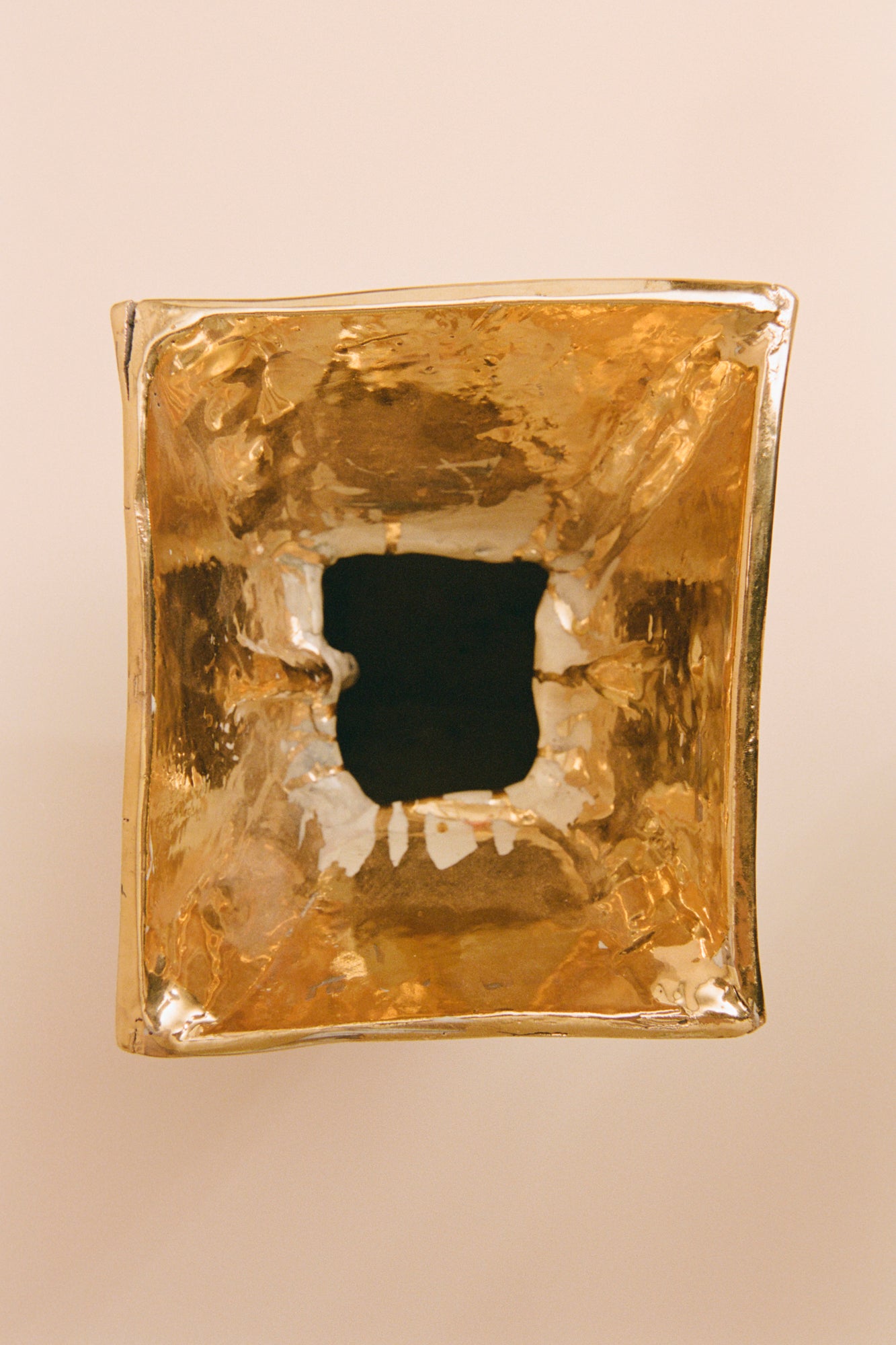 Green Slab Vase