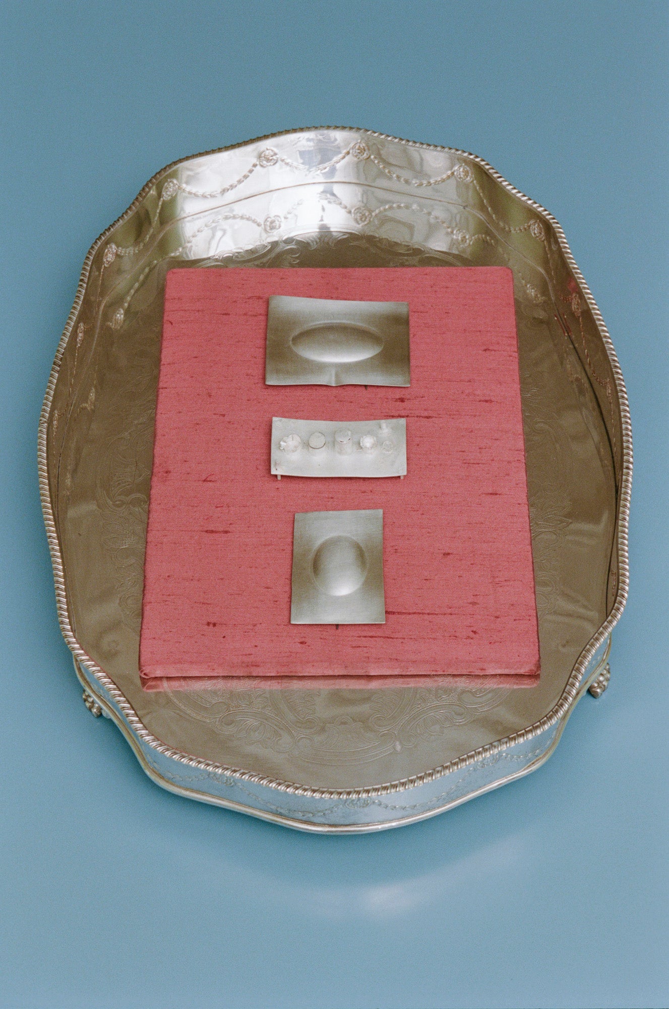 Sterling Silver & Steel Brooch