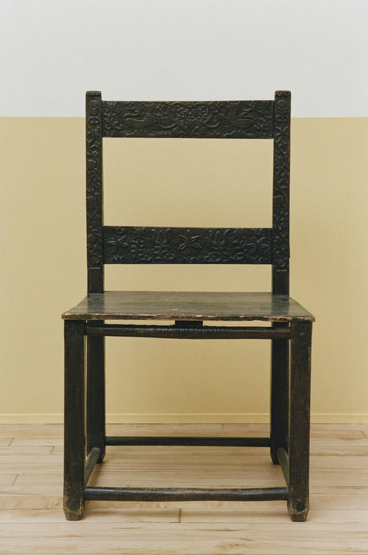 Carved Folk Art Chair