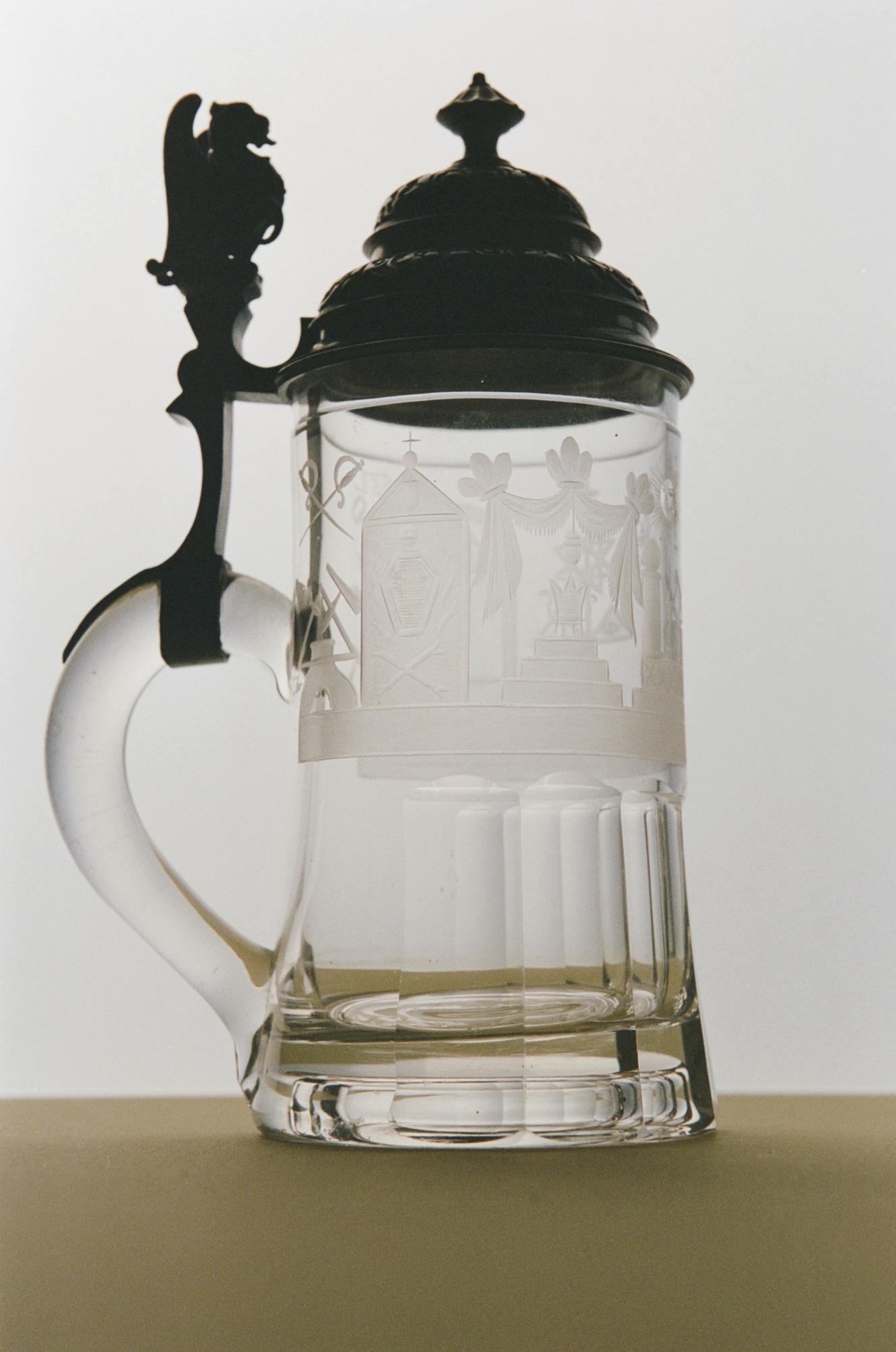 Etched Stein & Cover