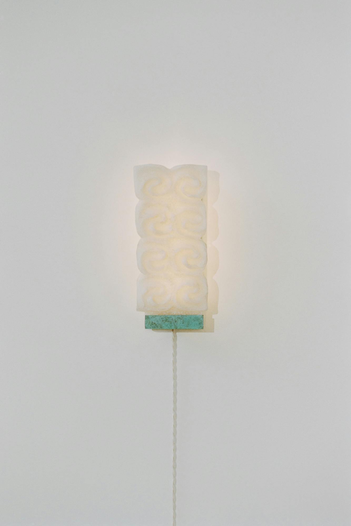 Glass Sconce 011 (Cream) Pair