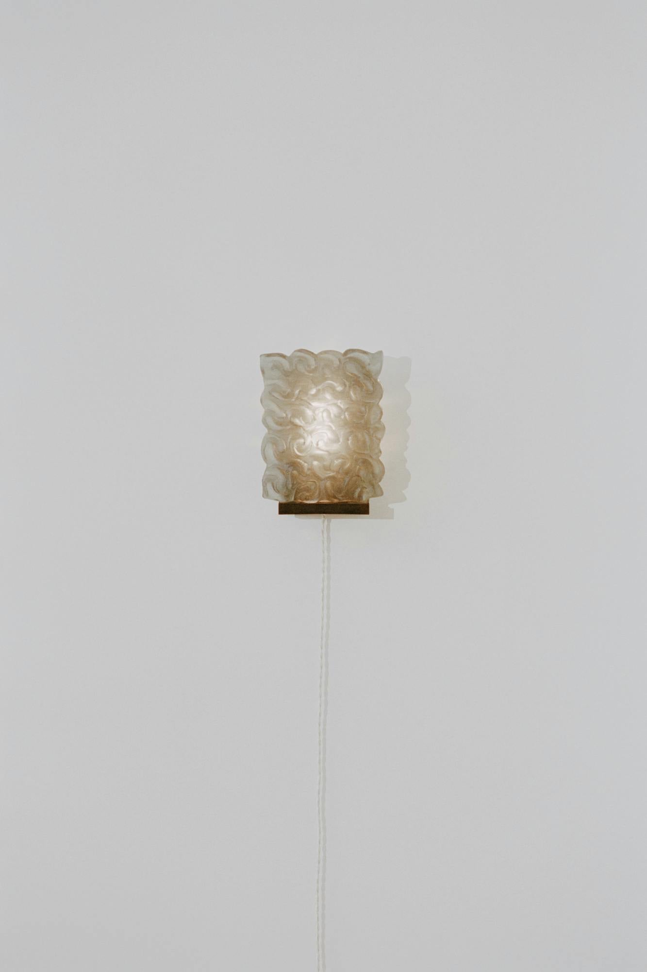 Glass Sconce 010 (Charcoal)