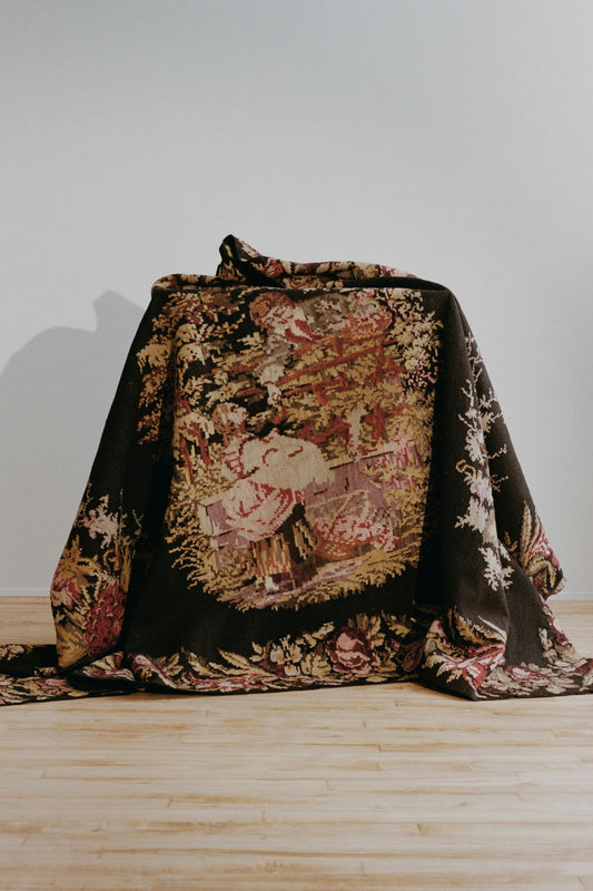 Antique Flat Woven Romanian Bessarabian Kilim Rug