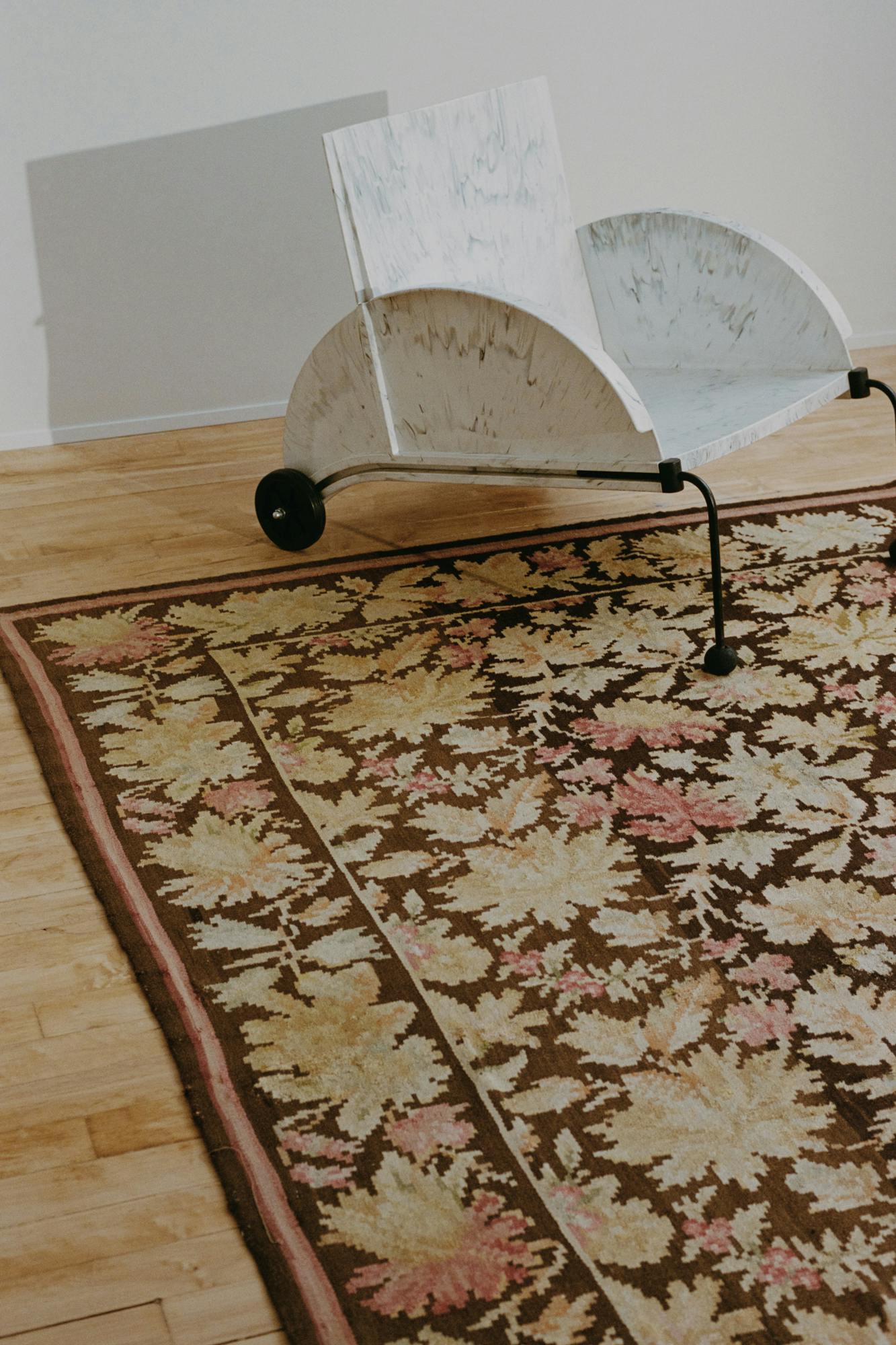 Large Romanian Bessarabian Flat Kilim Rug