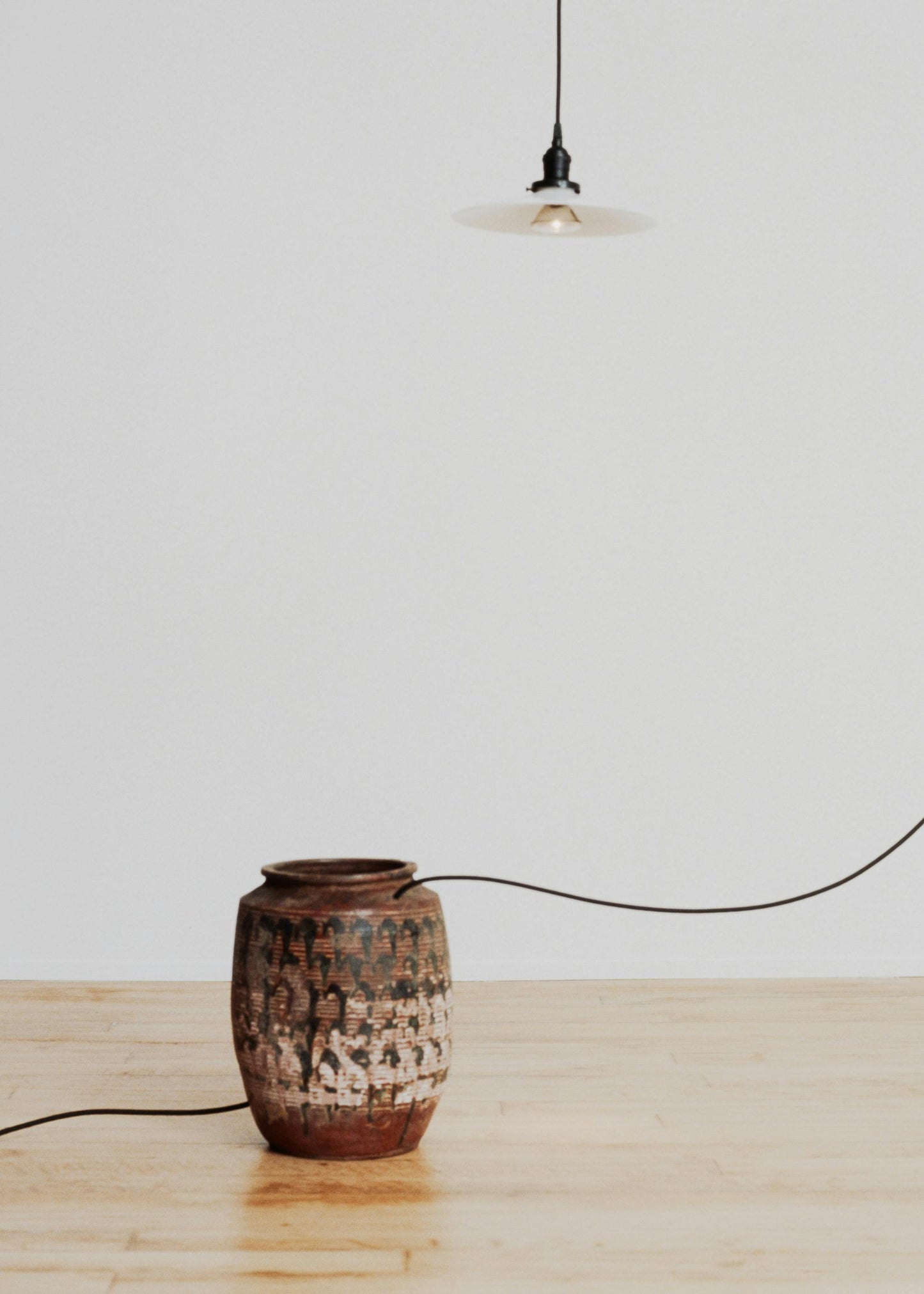 Painted Pot Lamp