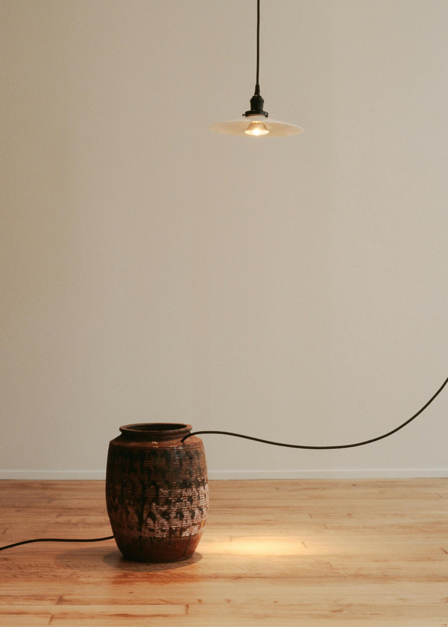 Painted Pot Lamp