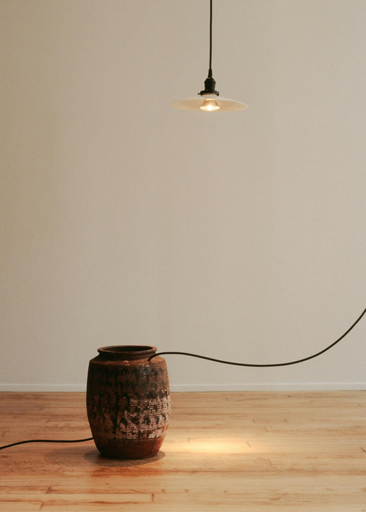 Painted Pot Lamp