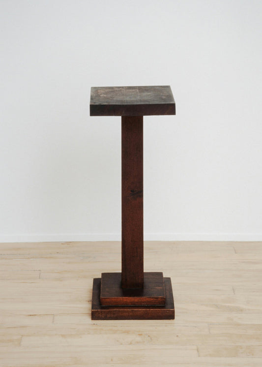 Mission Pedestal Table