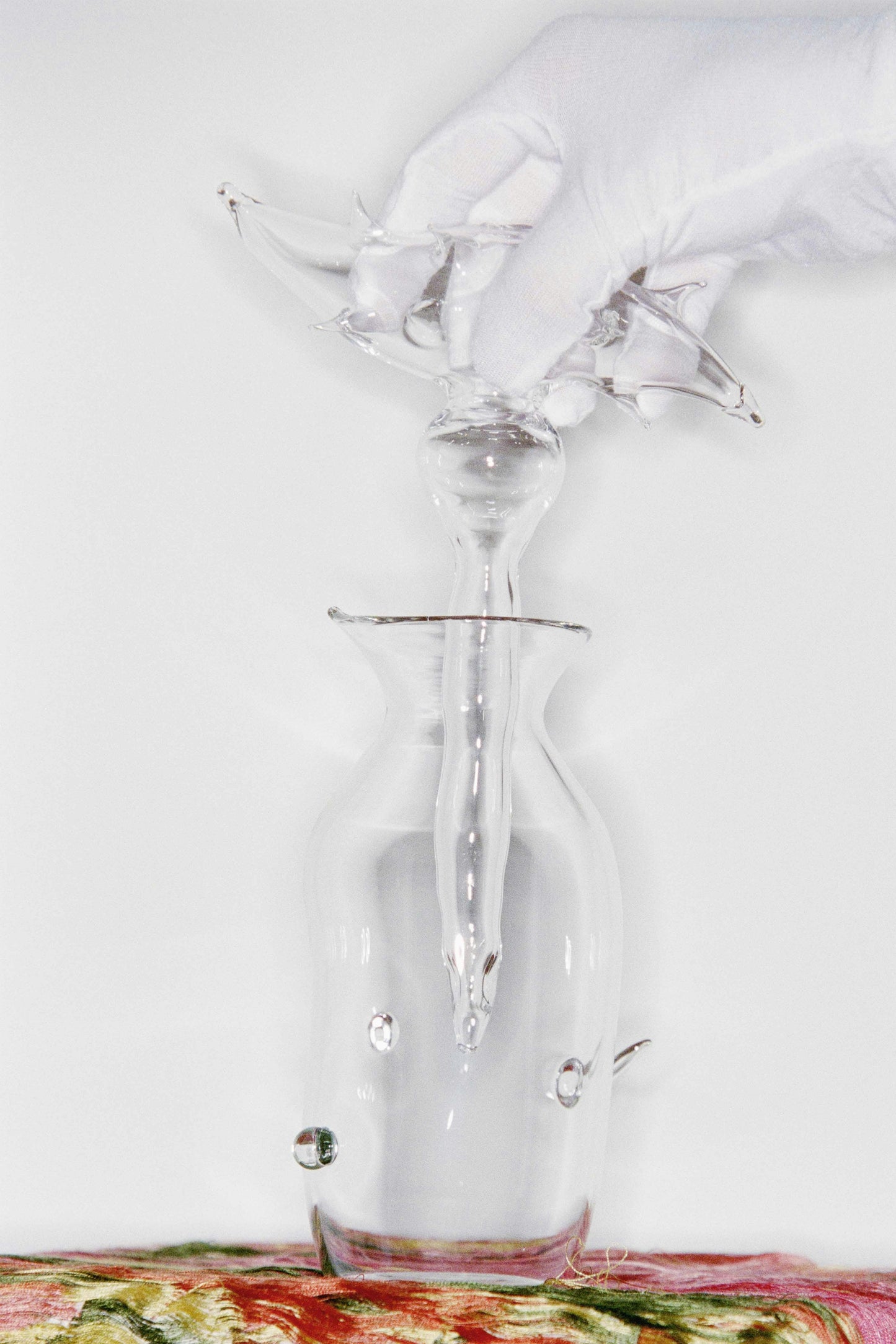 Milk bottle with Snail Cap