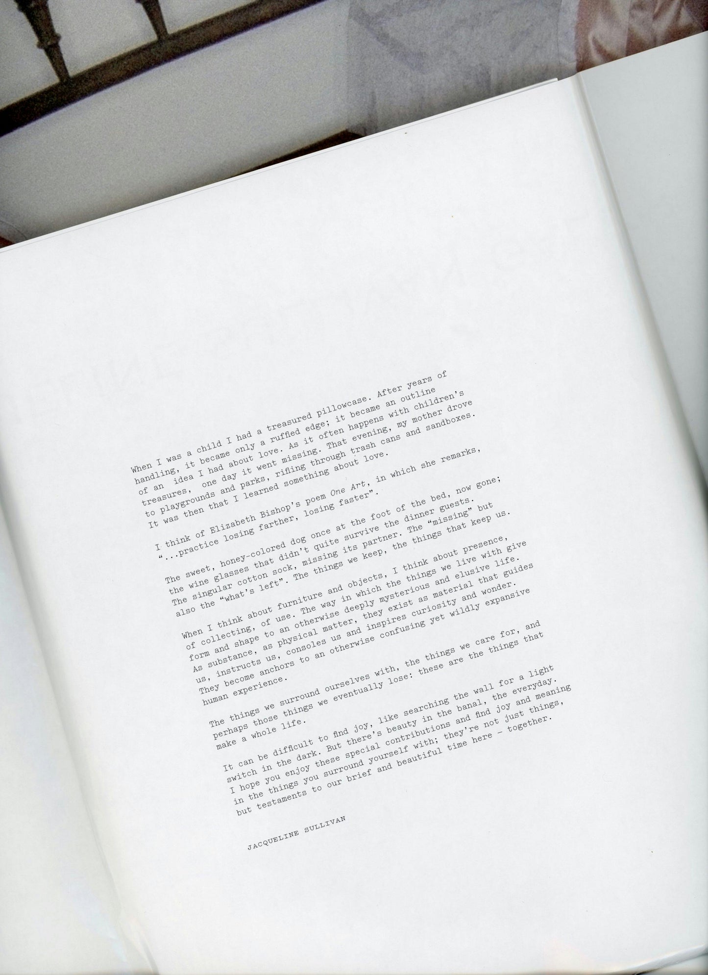 Publication 01 Substance in a Cushion
