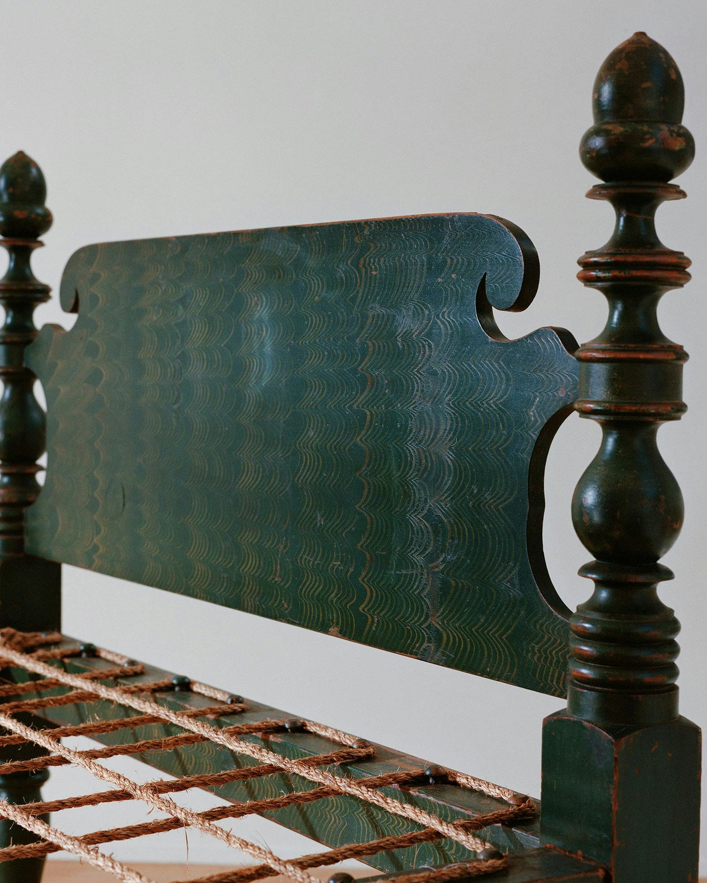 Hand Painted Rope Daybed