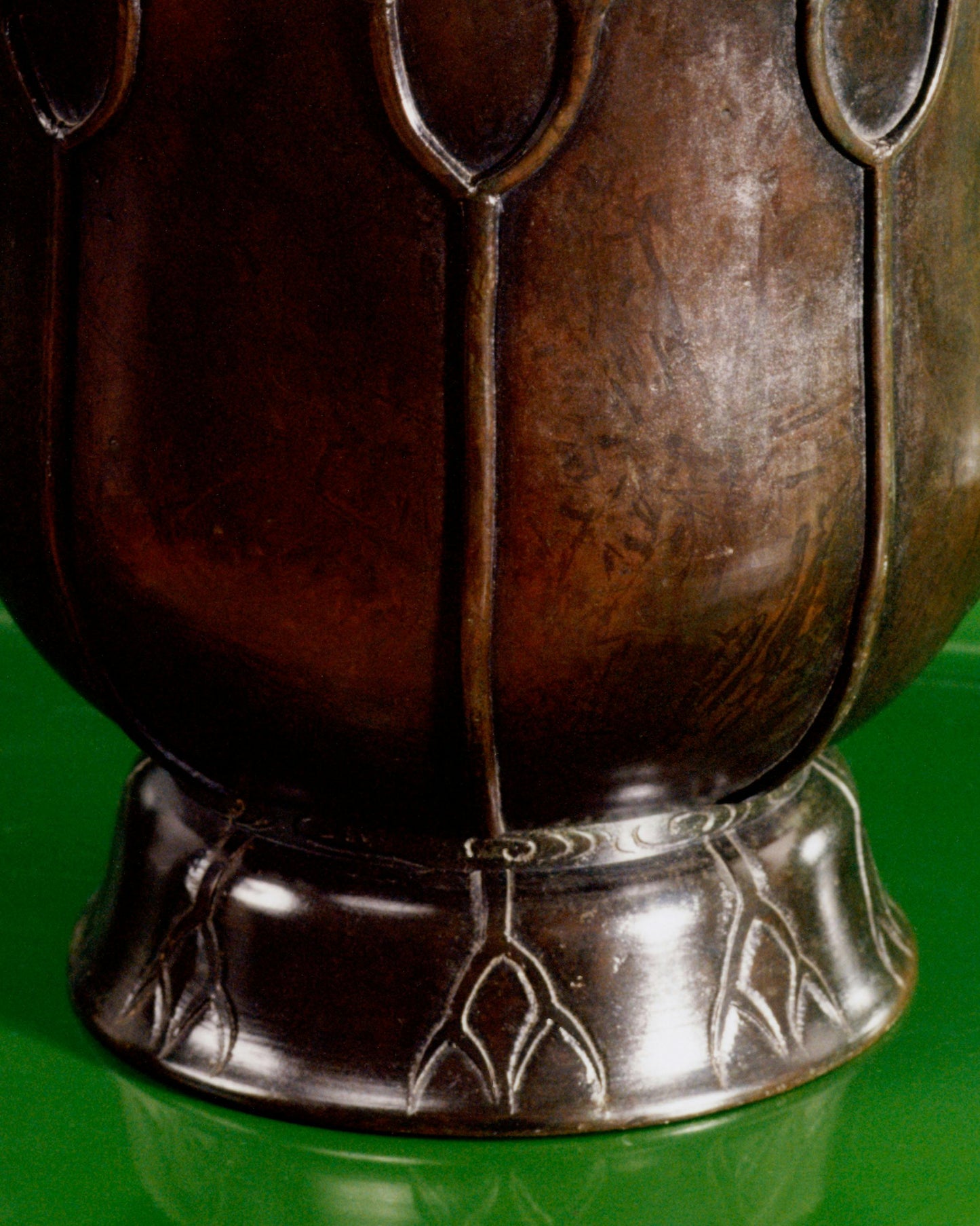 Lotus Bronze Pot