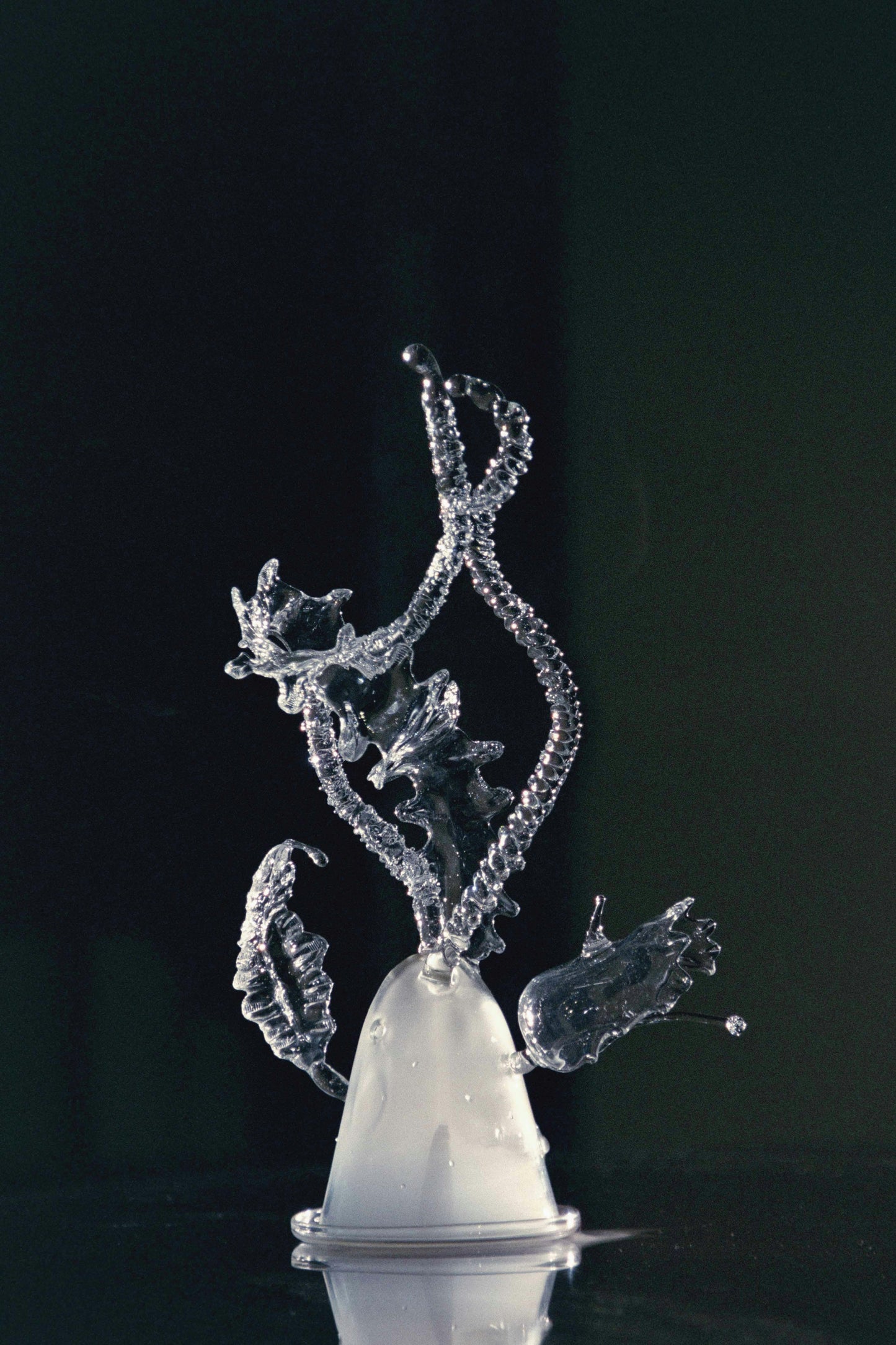 Glass Cone Incense Holder