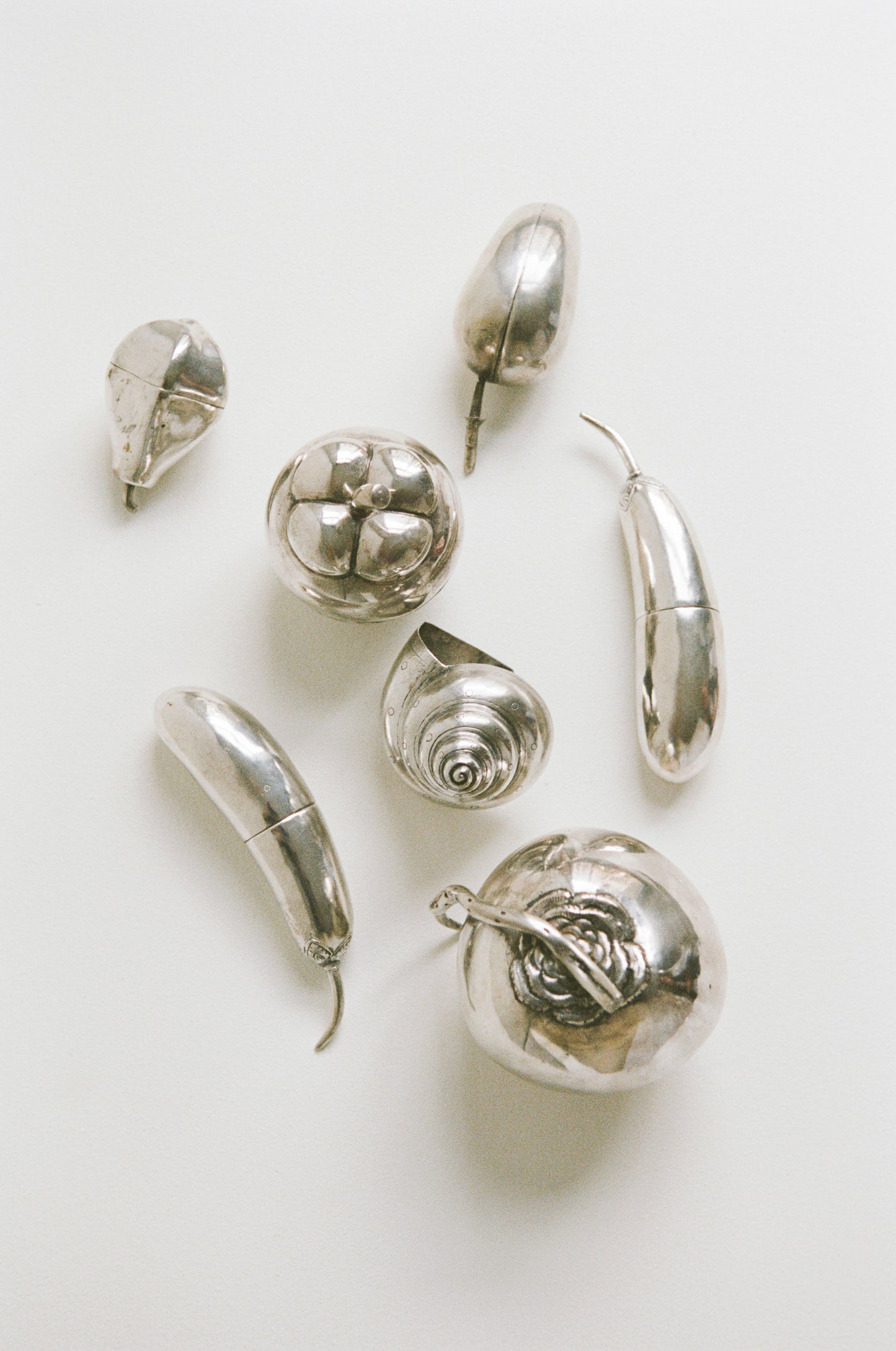 Collection of Silver Betel Boxes