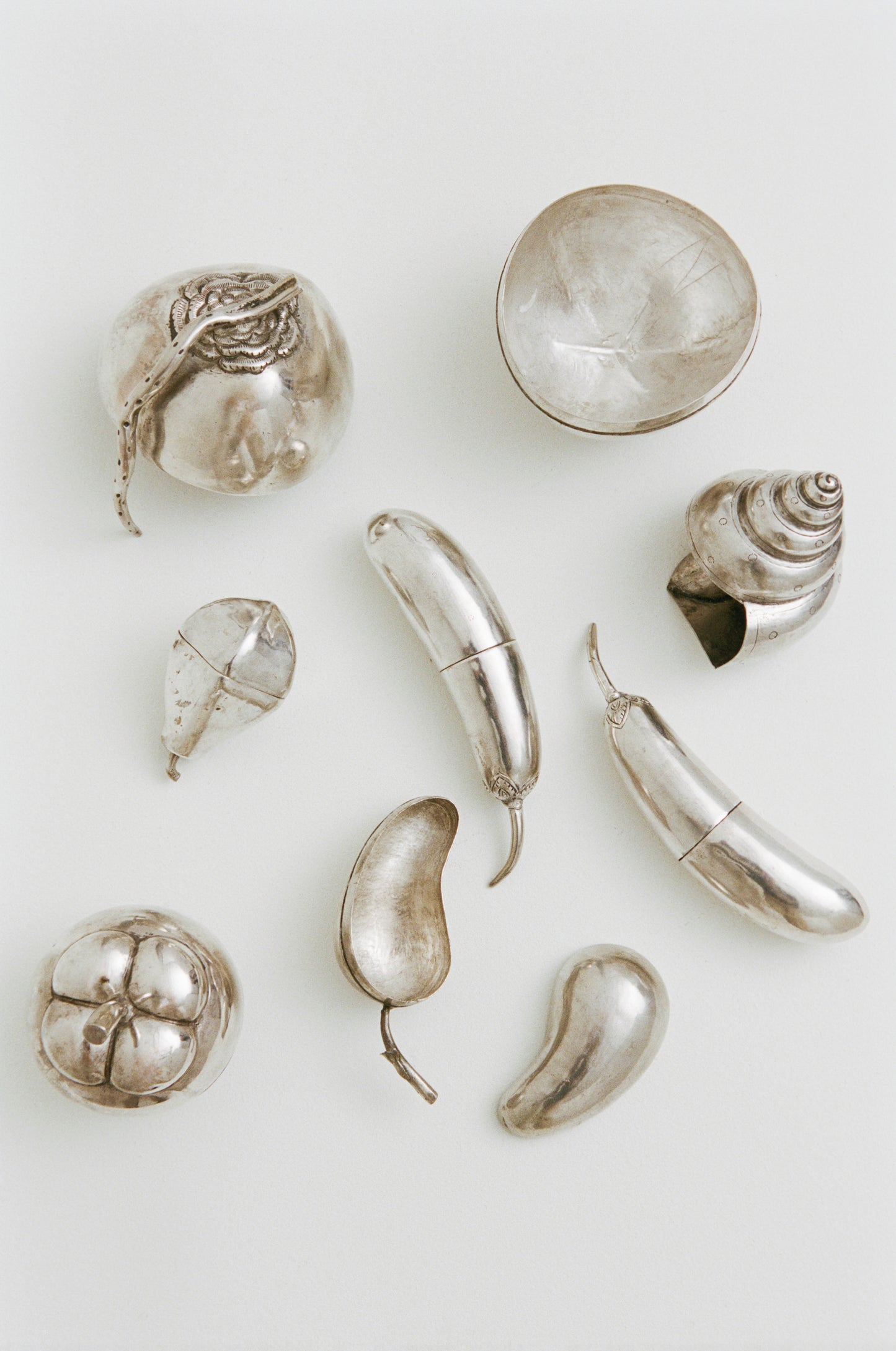 Collection of Silver Betel Boxes