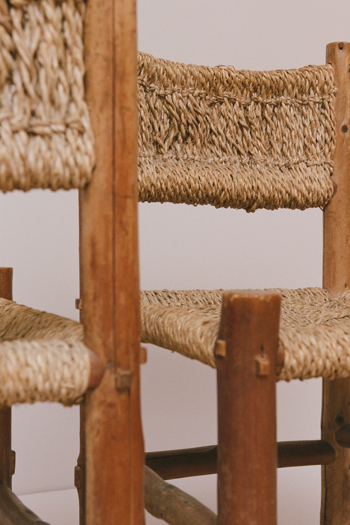 Pair of Chairs from St. Paul’s Catholic Church in Karuizawa, Japan