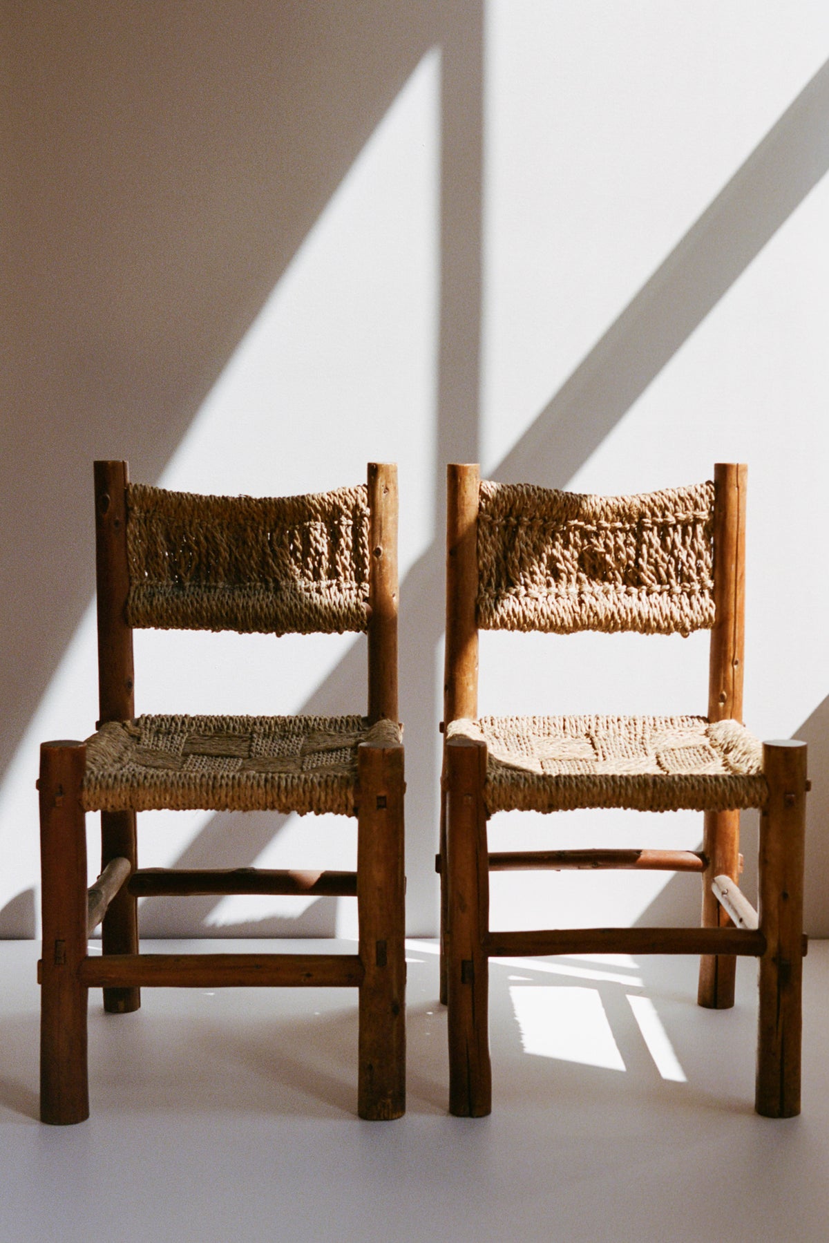 Pair of Chairs from St. Paul’s Catholic Church in Karuizawa, Japan