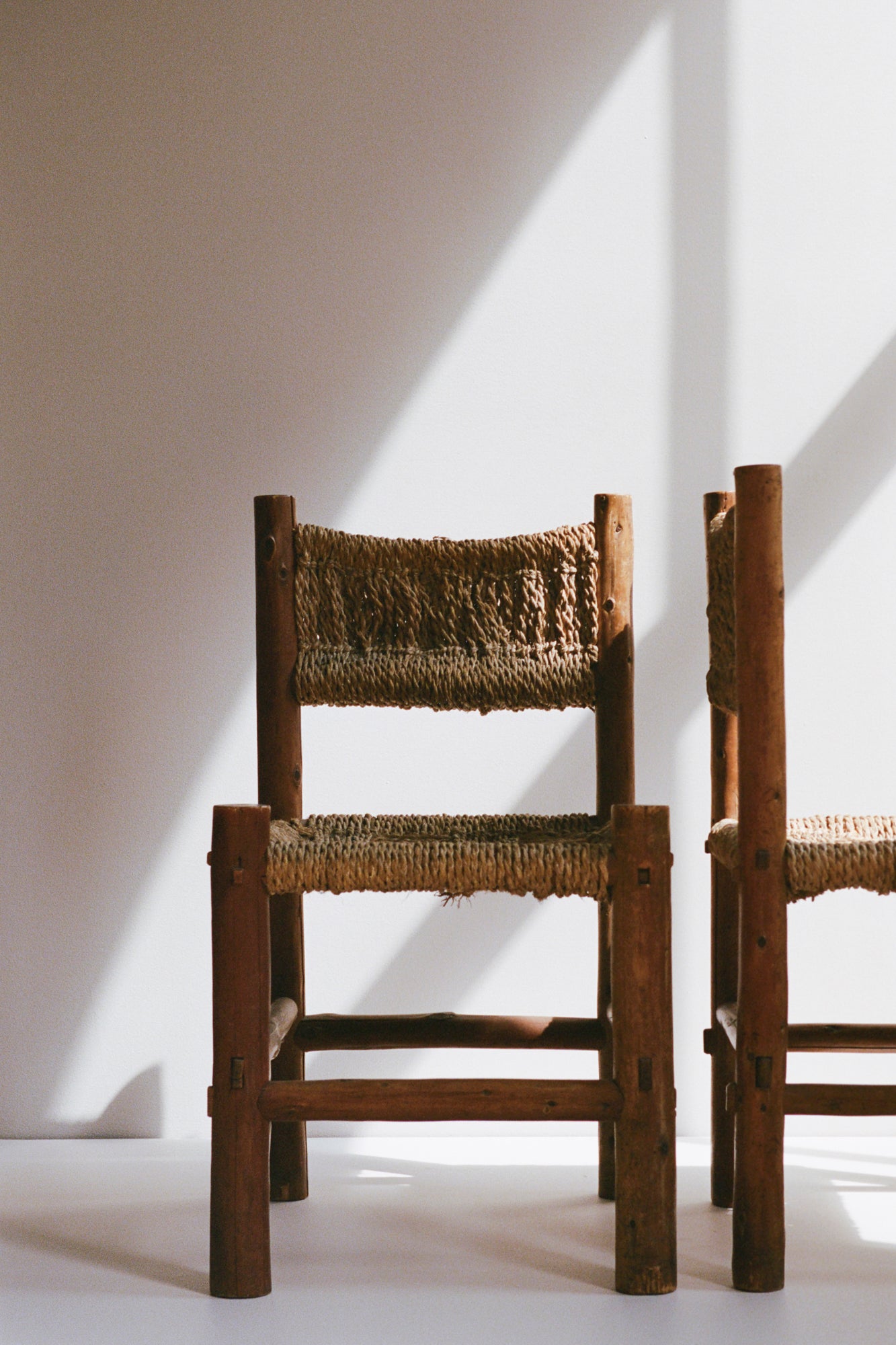 Pair of Chairs from St. Paul’s Catholic Church in Karuizawa, Japan