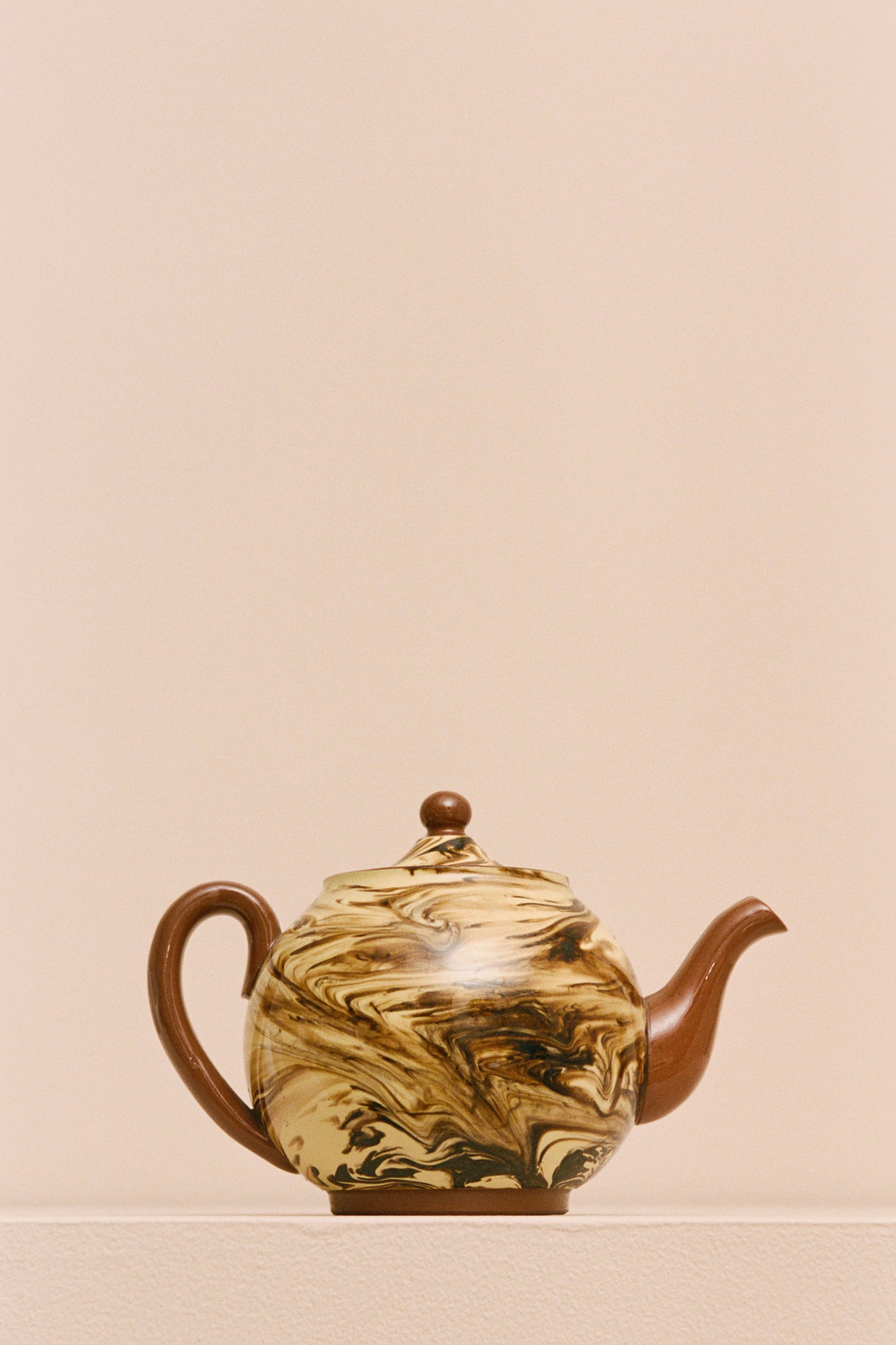 Agateware Teapot