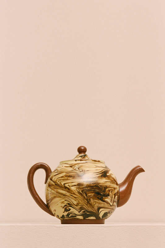 Agateware Teapot