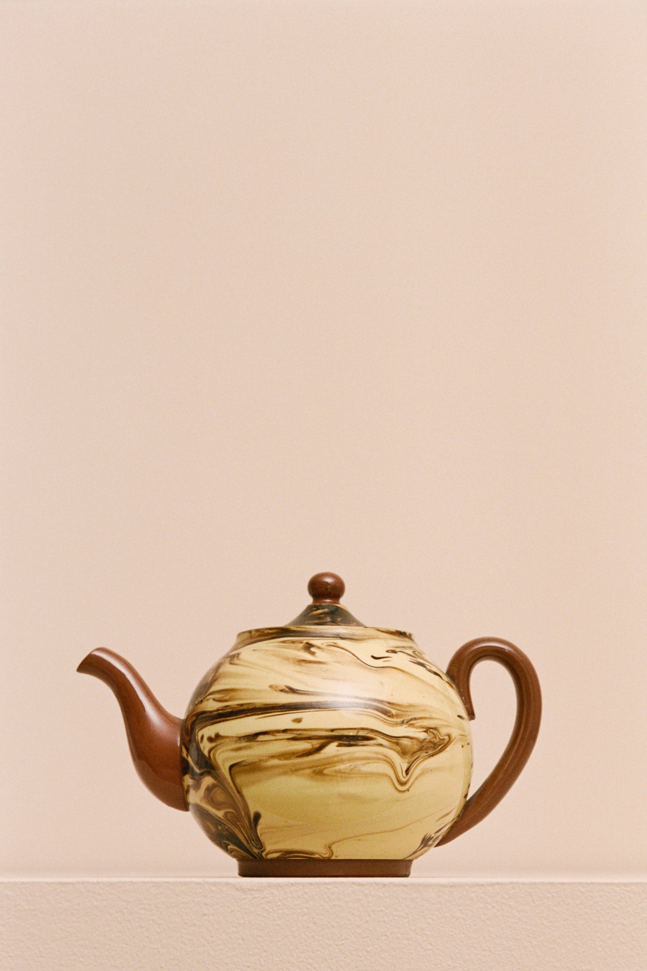 Agateware Teapot