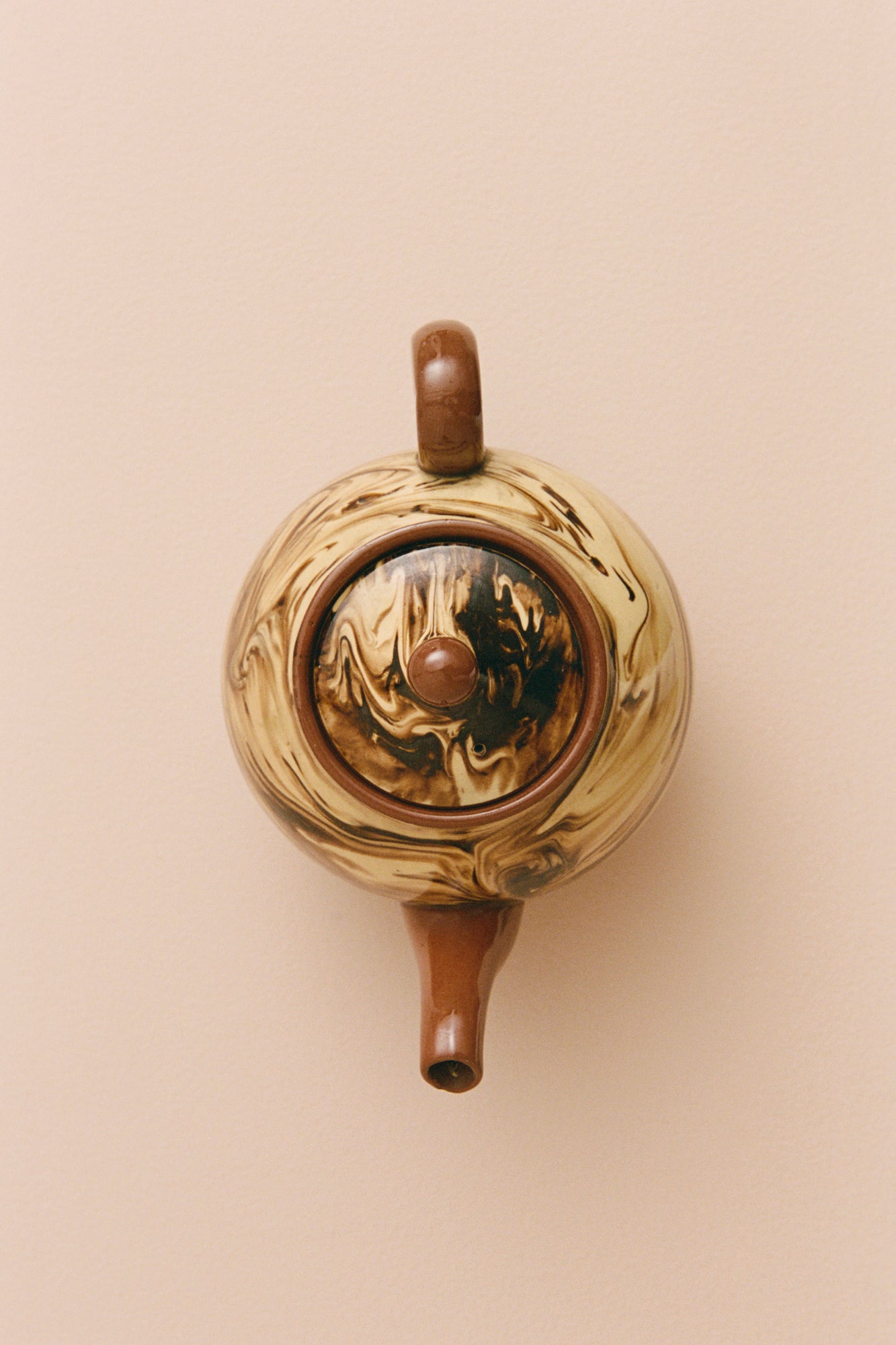 Agateware Teapot