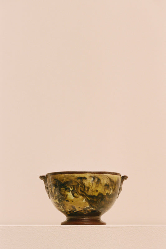 Agateware Sugar Bowl