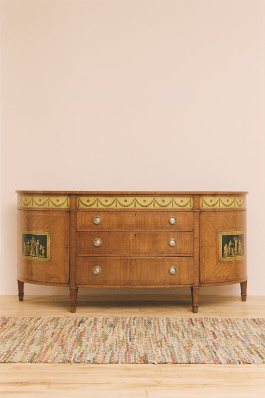 George III Demi-Lune Credenza