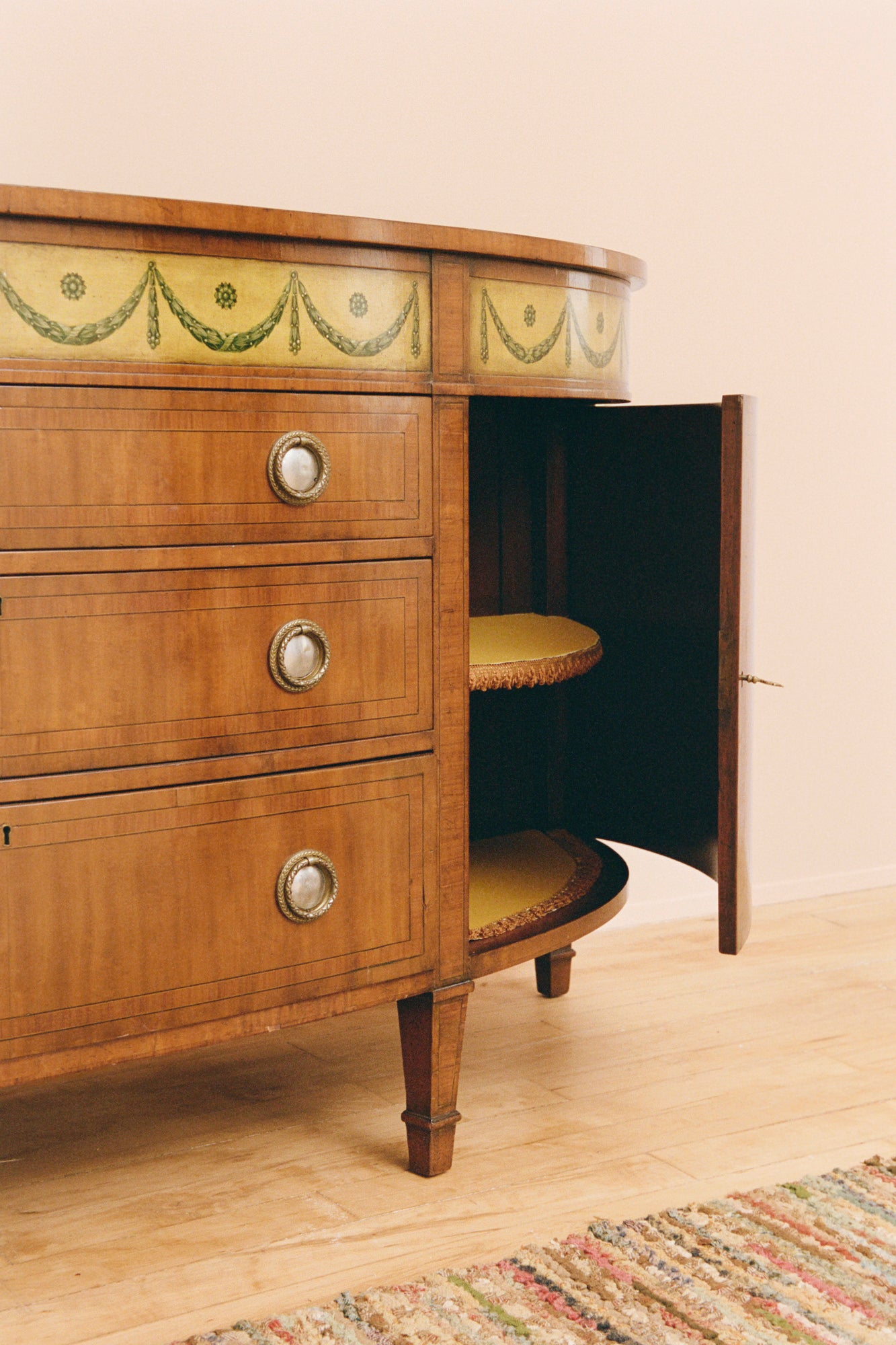 George III Demi-Lune Credenza