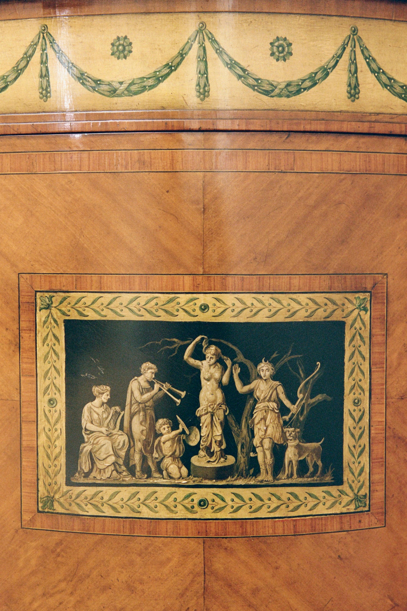 George III Demi-Lune Credenza