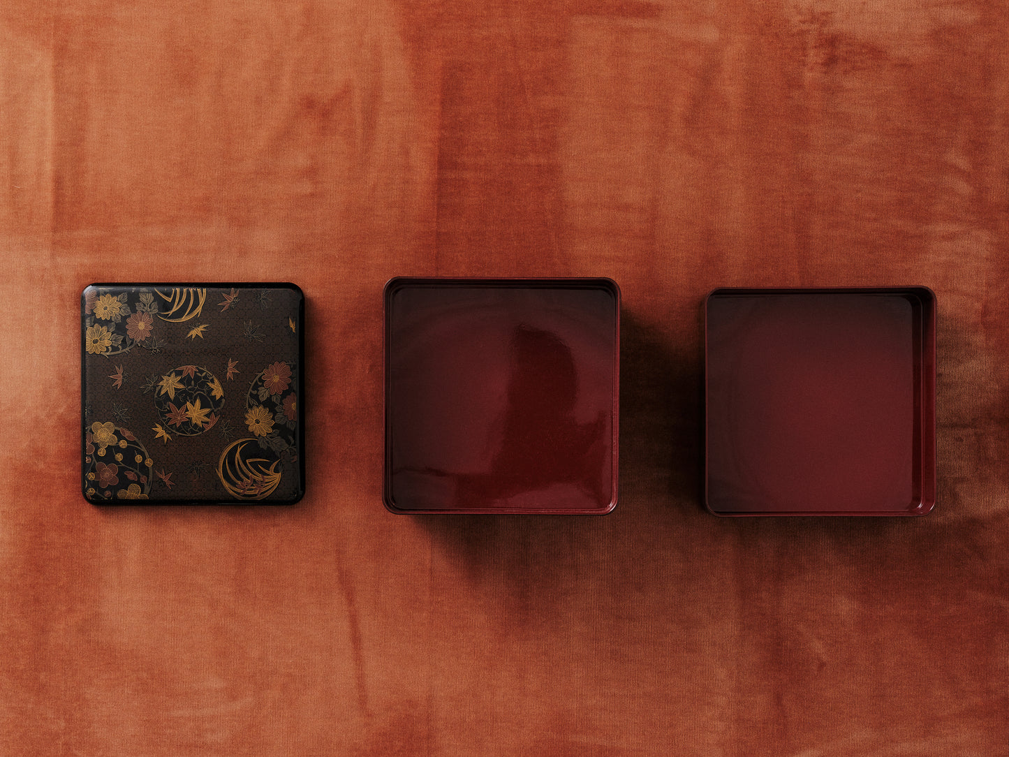 Japanese Floral Bento Box Set