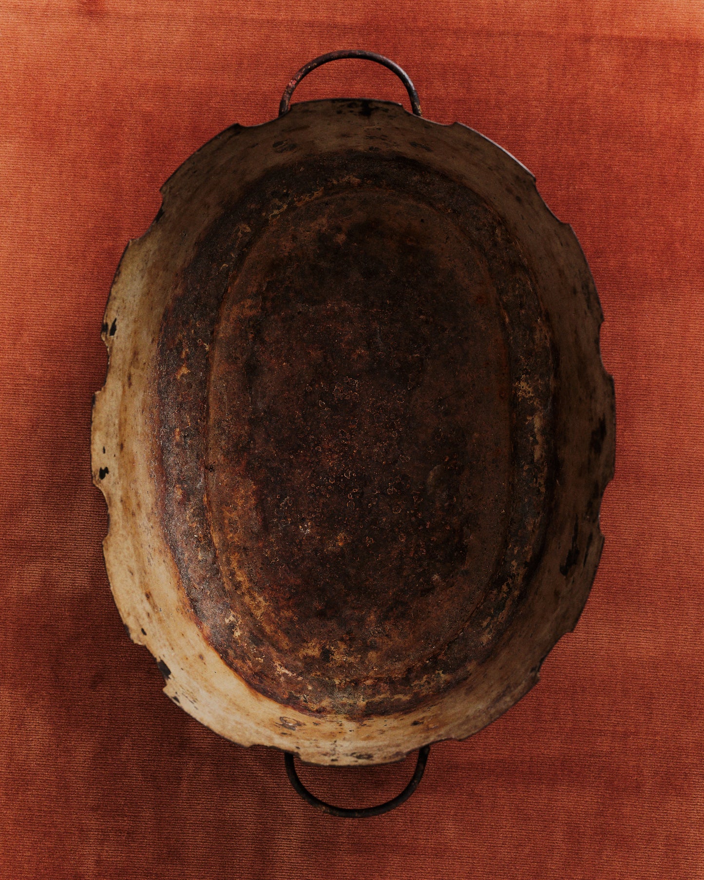 Faux Stone Tole Cachepot
