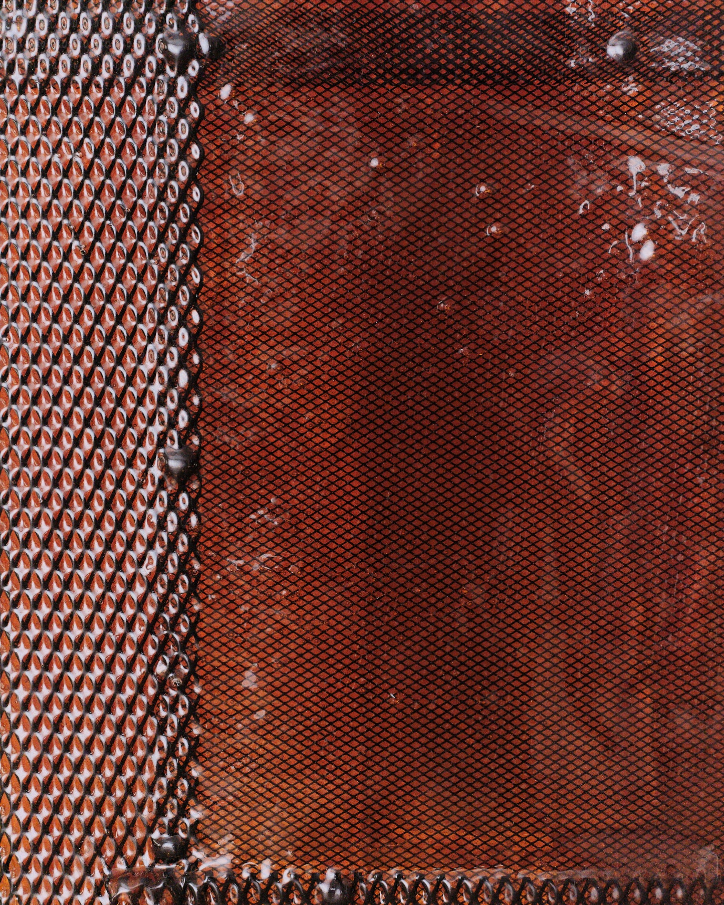 Pierced Box Lamp #1 (Amber)