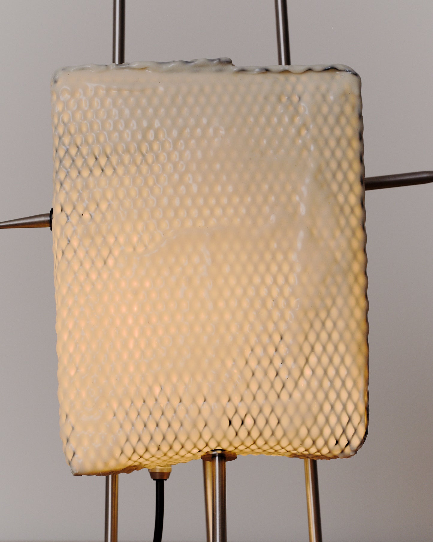 Pierced Box Lamp #2 (White)