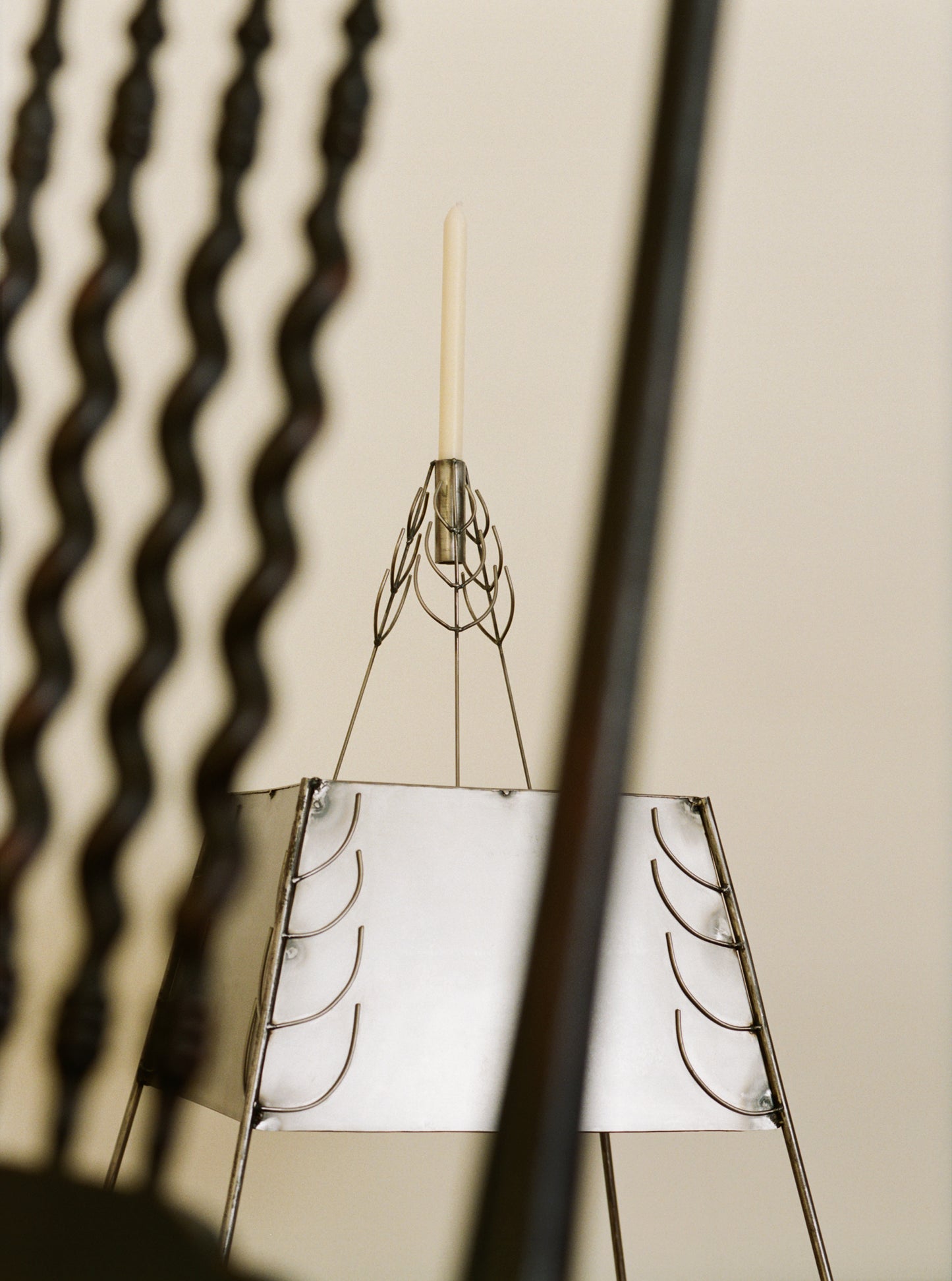 Chandelier Plume (Feather Candleholder)