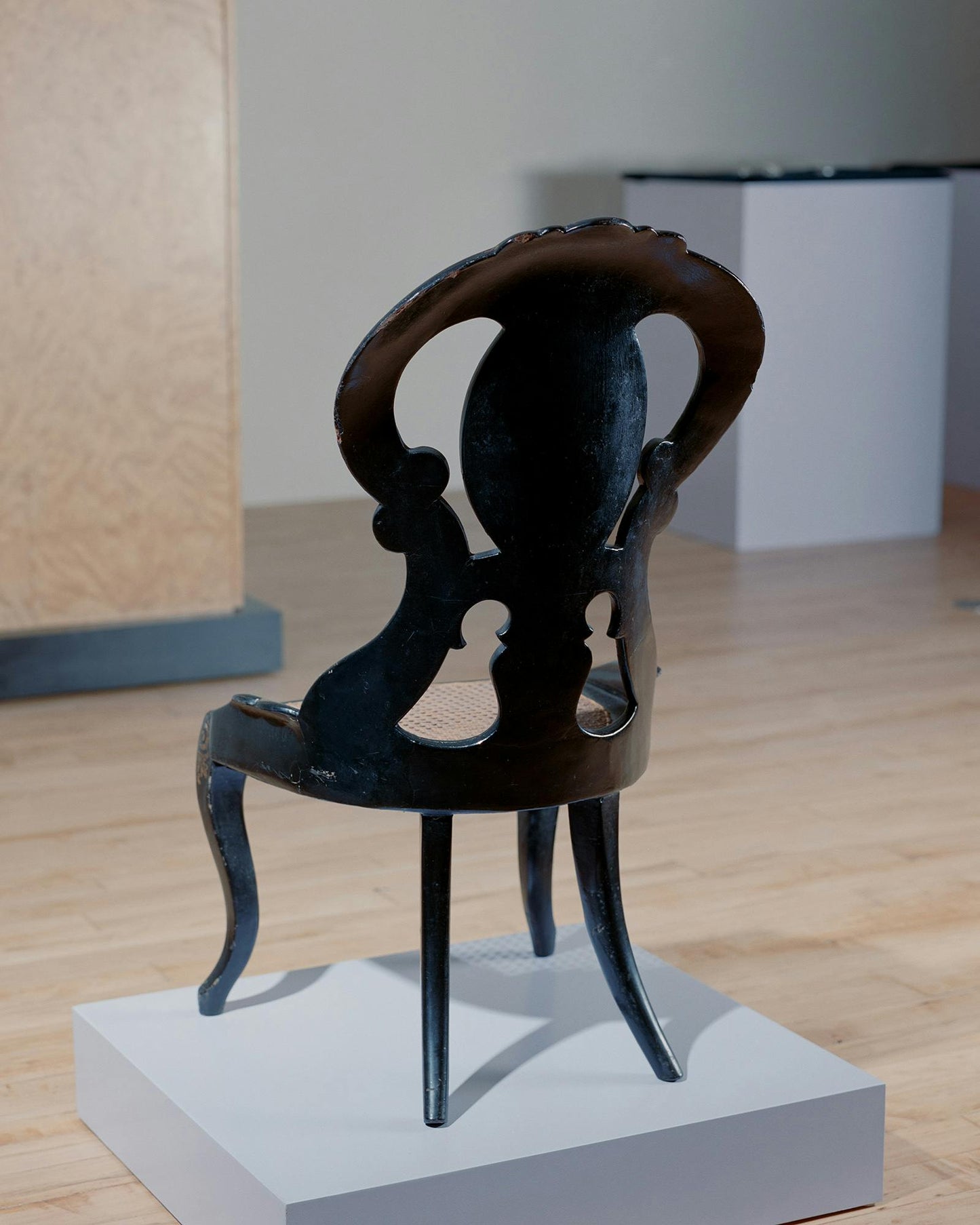 Papier-Mâché Mother of Pearl Lacquered Side Chair